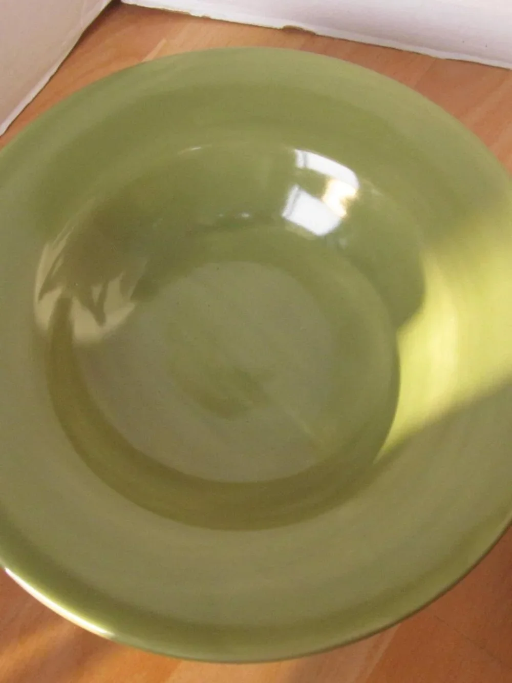 Pottery Barn Sausalito 10” Green Salad Plate New Lot of 2
